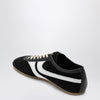 Dries Van Noten Black/white leather and suede sneakers