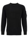 C.p. Company Lambswool Grs Sweater With Lens Detail