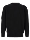 C.p. Company Lambswool Grs Sweater With Lens Detail