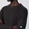 C.P. Company Dark grey cotton-blend ribbed sweater