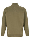 C.p. Company Lambswool Grs Cardigan With Lens Detail