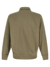 C.p. Company Grey Cotton Fleece Sweatshirt