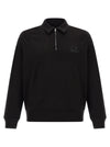 C.p. Company Black Cotton Fleece Sweatshirt