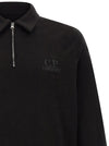 C.p. Company Black Cotton Fleece Sweatshirt
