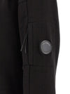 C.p. Company Diagonal Raised Fleece  Sweatshirt And Lens Detail