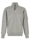 C.p. Company Diagonal Raised Fleece  Sweatshirt And Lens Detail