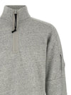 C.p. Company Diagonal Raised Fleece  Sweatshirt And Lens Detail