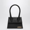 JACQUEMUS Le Chiquito Moyen black leather bag