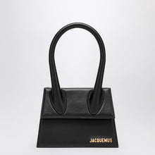  JACQUEMUS Le Chiquito Moyen black leather bag