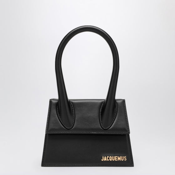 JACQUEMUS Le Chiquito Moyen black leather bag