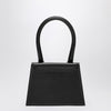 JACQUEMUS Le Chiquito Moyen black leather bag