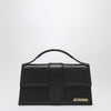 JACQUEMUS Le Grand Bambino bag in black leather