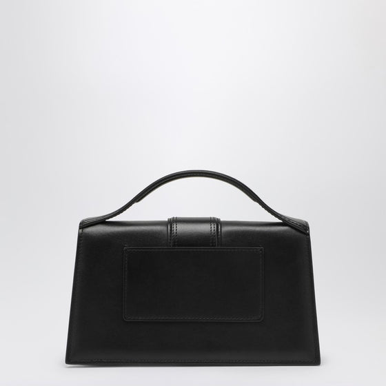 JACQUEMUS Le Grand Bambino bag in black leather
