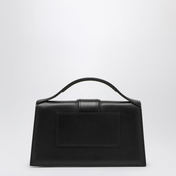 JACQUEMUS Le Grand Bambino bag in black leather