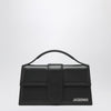 JACQUEMUS Le Grand Bambino bag in black leather