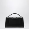 JACQUEMUS Le Grand Bambino bag in black leather