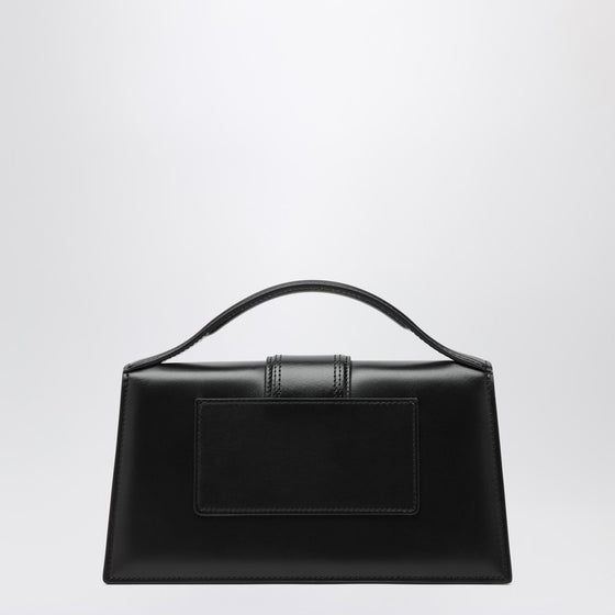 JACQUEMUS Le Grand Bambino bag in black leather