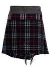 1/Off Check Scarf Reworked Skirt