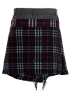 1/Off Check Scarf Reworked Skirt