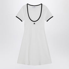  Courreges Courrèges Black/white mini dress in cotton