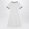 Courreges Courrèges Black/white mini dress in cotton
