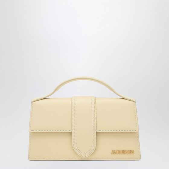 JACQUEMUS Le Grand Bambino bag in ivory leather
