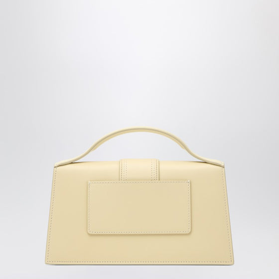 JACQUEMUS Le Grand Bambino bag in ivory leather