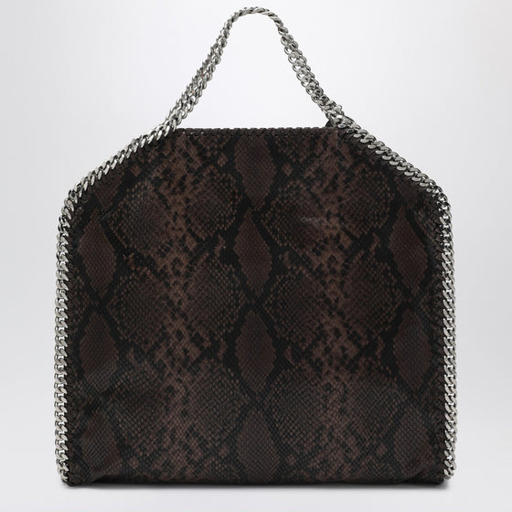 Stella McCartney Falabella Tote Fold Over with snake print