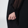 Francesco Murano Semi-transparent black blouse