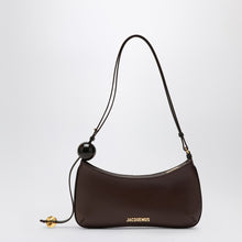  JACQUEMUS Le Bisou brown leather bag