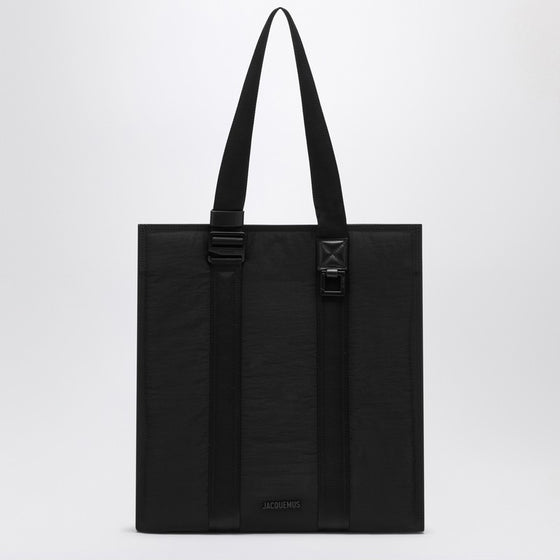 JACQUEMUS Black rope tote bag Le Cabas