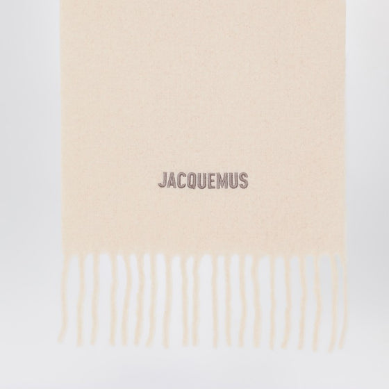 JACQUEMUS The beige Moisson scarf