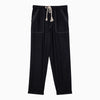 ISABEL MARANT Étoile Black silk trousers with drawstring