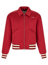 Second/Layer Aces Satin Club Bomber Jacket