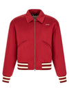 Second/Layer Aces Satin Club Bomber Jacket