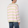 New Amsterdam Surf Association Light green/pink striped jumper