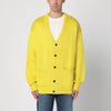 New Amsterdam Surf Association Yellow linen-blend cardigan