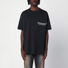  New Amsterdam Surf Association Oversized black cotton T-shirt