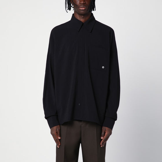 New Amsterdam Surf Association Black viscose blend shirt