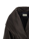 Magda Butrym Shawl Collar Leather Jacket