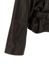 Magda Butrym Shawl Collar Leather Jacket