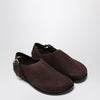 A.EMERY The Louis Clog marroni in suede