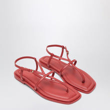  A.EMERY The Remly Sandals cherry-coloured in leather