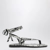 A.EMERY The Heidi Sandals snake-effect in leather