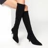 A.EMERY The Oscar Boots neri in suede