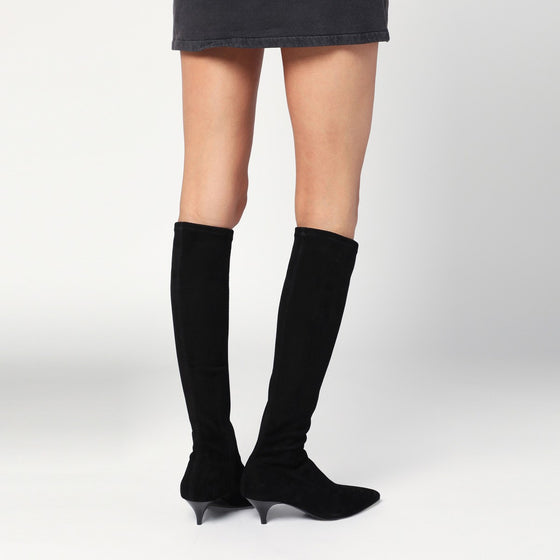 A.EMERY The Oscar Boots neri in suede