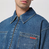 Martine Rose Reversible denim zip jacket