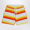 Mini Rodini Short yellow/orange/red striped