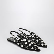  The Attico Black Grid ballerina