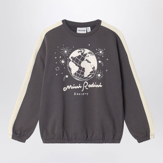 Mini Rodini Grey sweatshirt in organic cotton